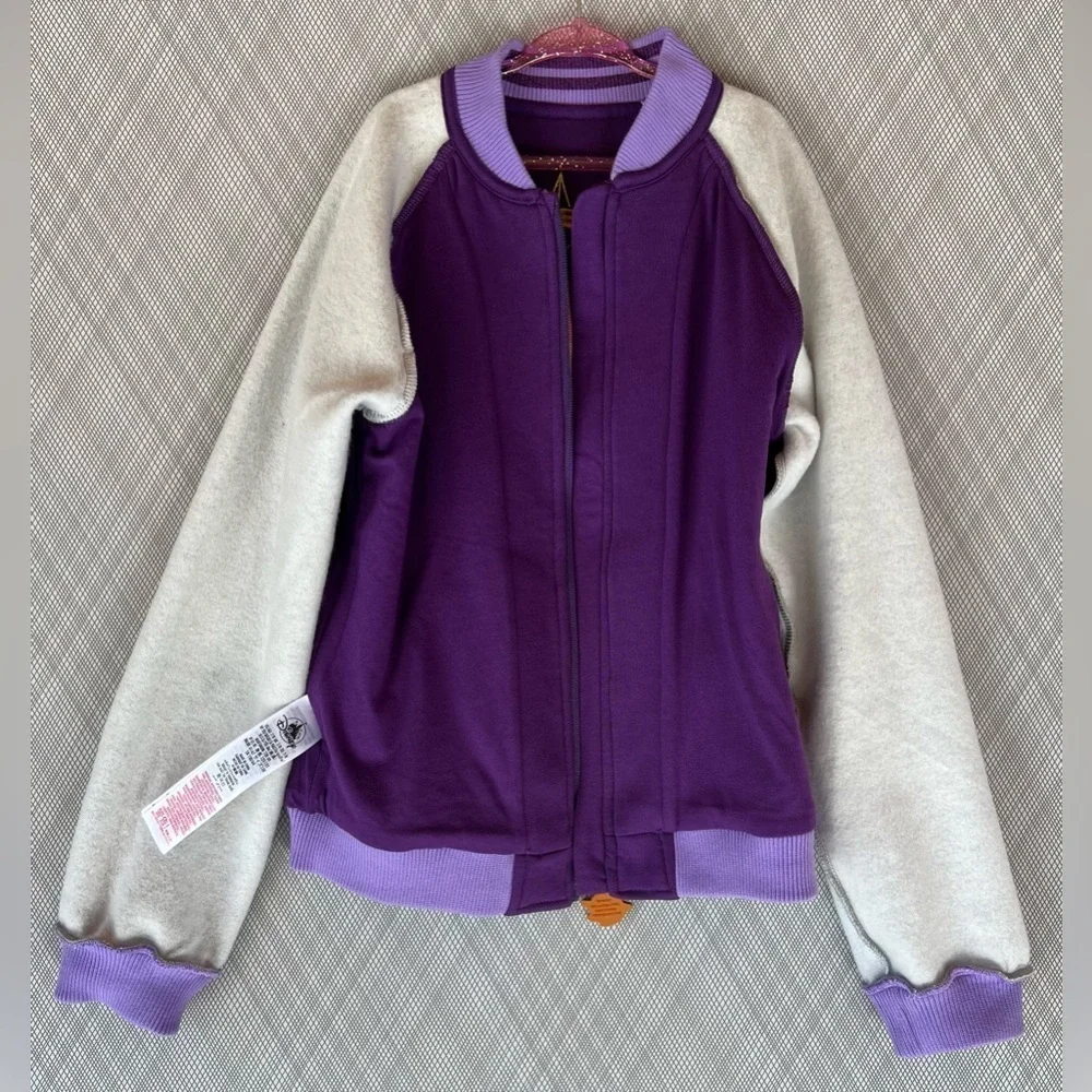Disney - Wish Asha Star Purple Varsity Jacket (Size 7/8) NWT